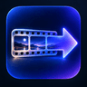 ExtendAI Video logo: a film strip extending into a forward arrow